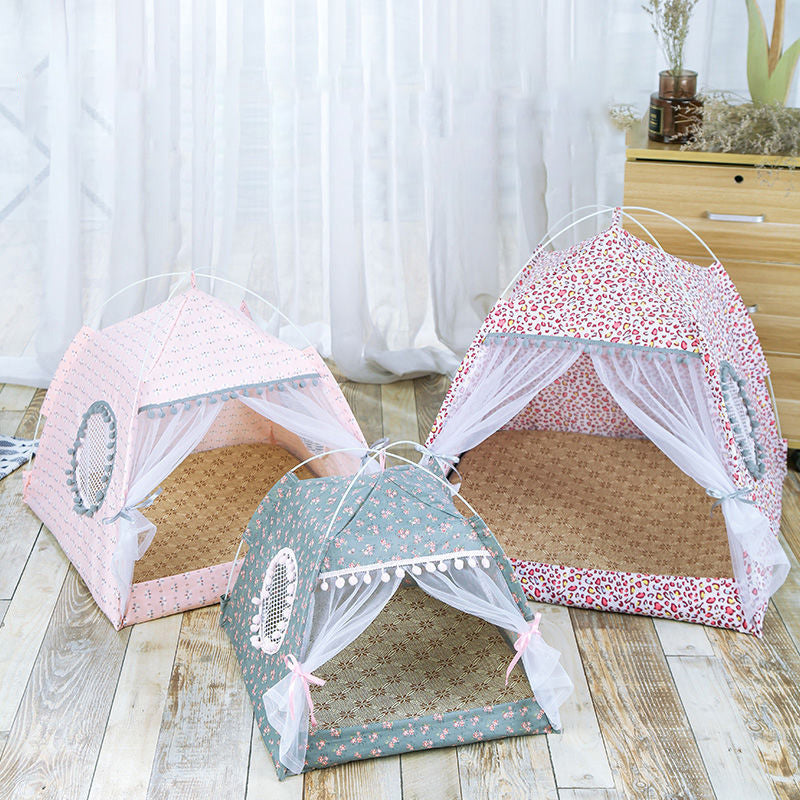 Comfy Calming Pet Tent Bed For Small Dogs And Cats - Purrfect Pet Kingdom
