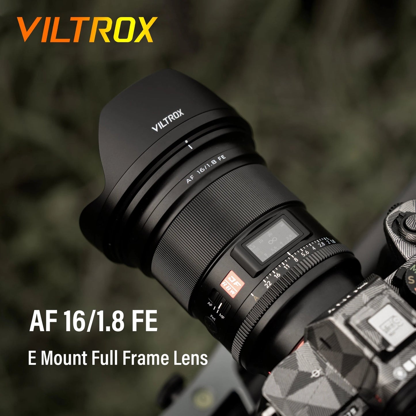 VILTROX F1.8 Prime Lens for Sony Cameras