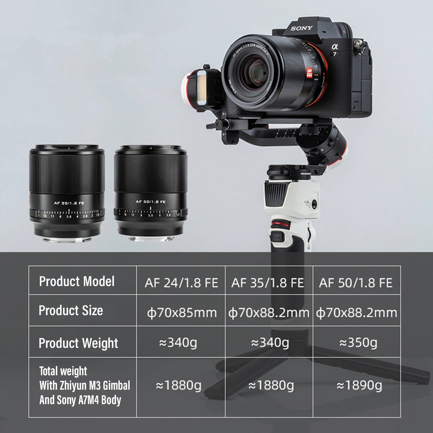 VILTROX F1.8 Prime Lens for Sony Cameras