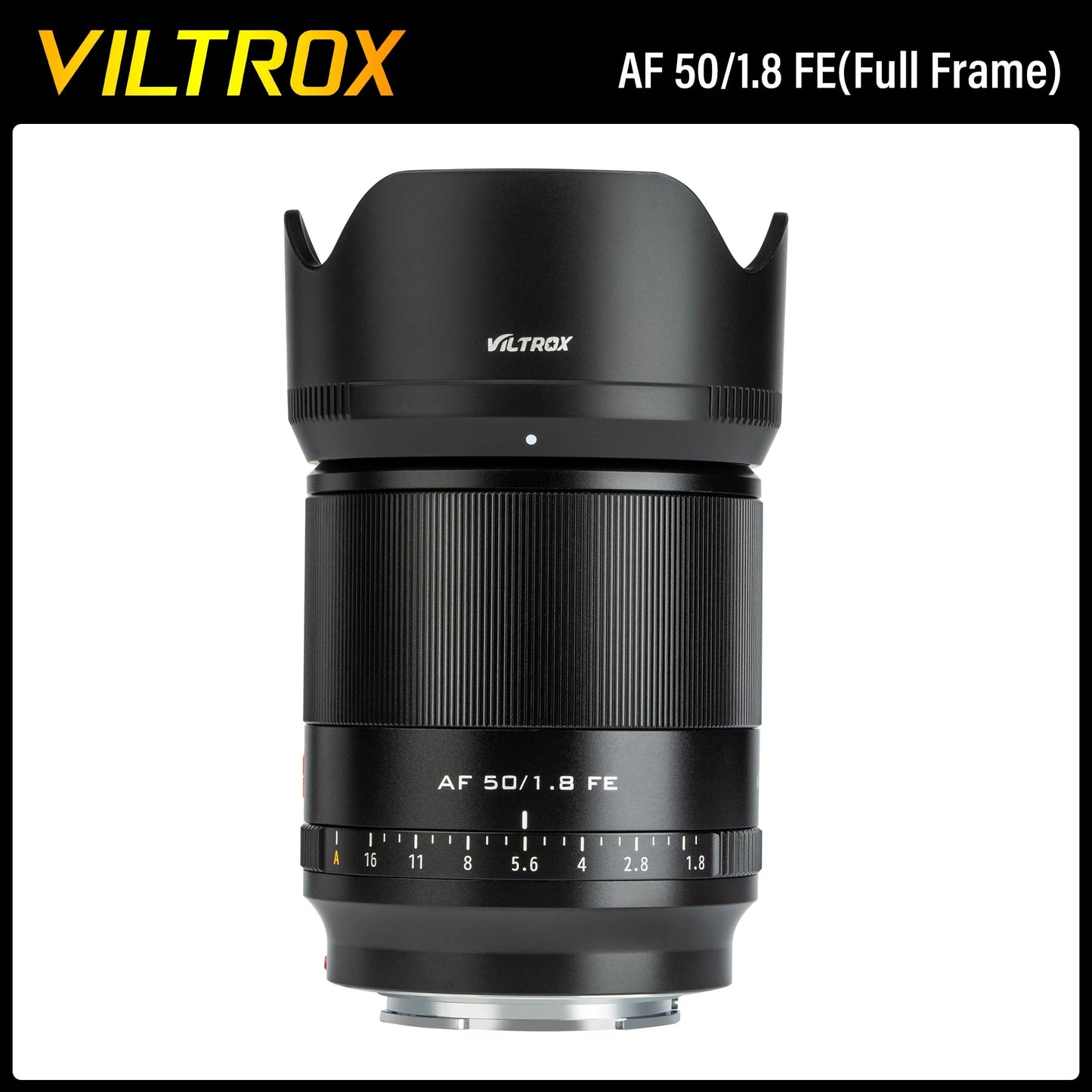 VILTROX F1.8 Prime Lens for Sony Cameras