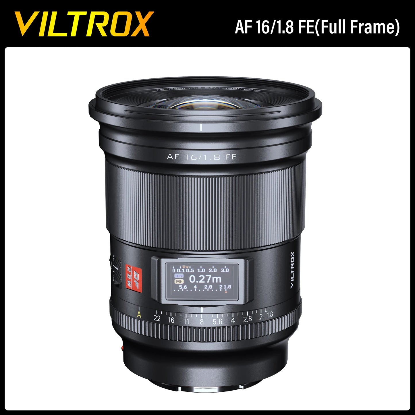 VILTROX F1.8 Prime Lens for Sony Cameras