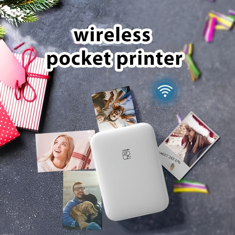 Wireless Portable Photo Printer Mini Color Printer for iOS/Android - Posters, Paintings & Prints - WooF WooF MeoW MeoW