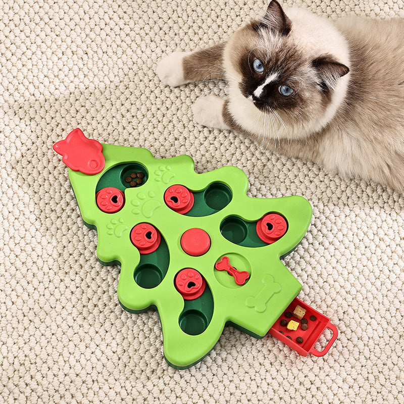 Interactive Slow Feeder Dog Bowl - Puzzle Toy for Pets - Purrfect Pet Kingdom