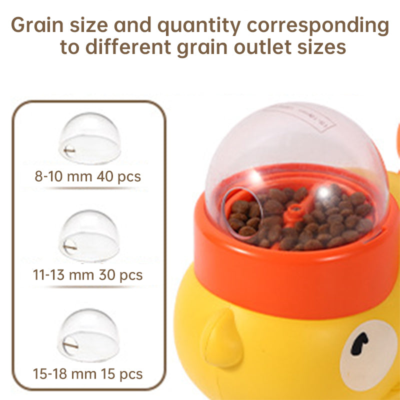 Intelligent Cartoon Dog Automatic Feeder: Large Capacity, Anti - slip, Doubles as Toy & Feeding Utensil - Purrfect Pet Kingdom