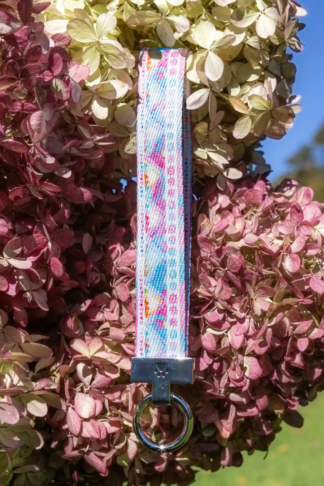 Pink and Blue Tribal Dog Bandana & Matching Keychain - Purrfect Pet Kingdom