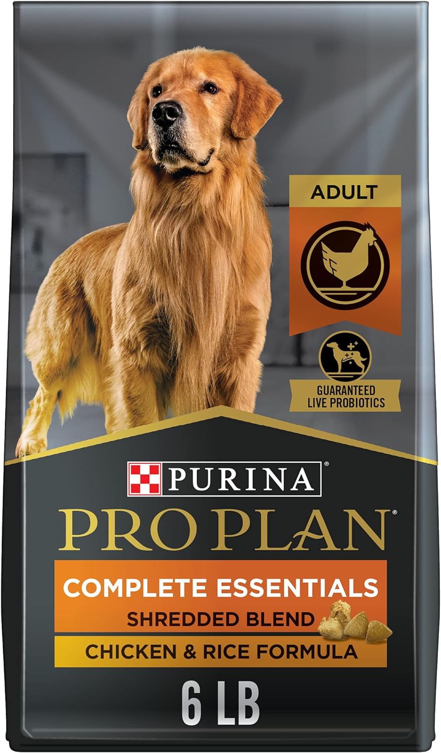 Pro Plan Adult Complete Essentials Shredded Blend Chicken & Rice Dry Dog Food - Pro Plan Dry Dog Food - The Family Pet