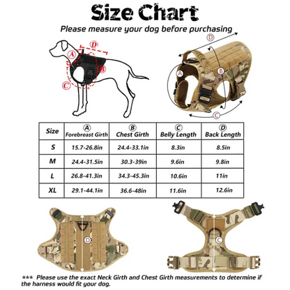 Dog Harness Leash Set Large Training Vest Big Breeds 🦺