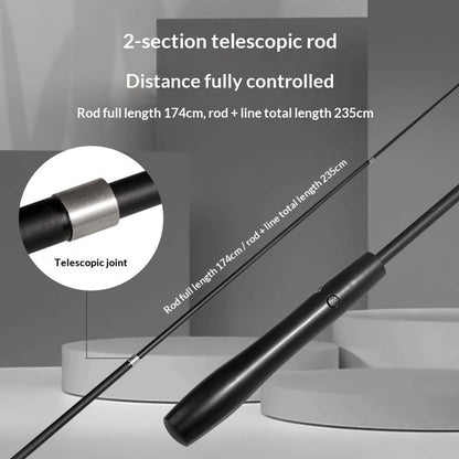 LED Interactive USB-Rechargeable Telescopic Cat Toy Rod To