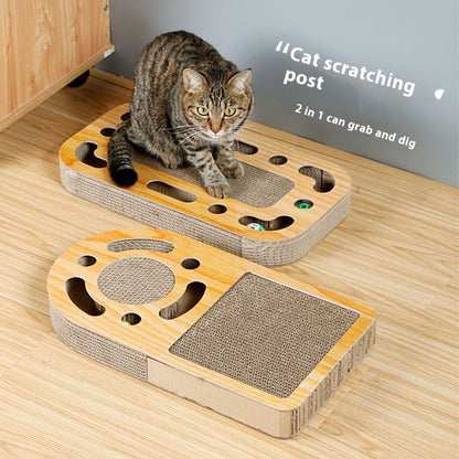 Purrfect Pet Kingdom Cat Scratch Board Round Ball Grinding Claw Toy (Bullet Plate) - Premium Cat Scratching