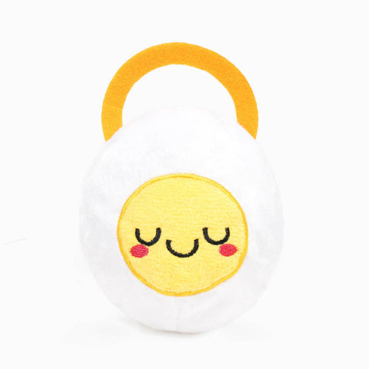 Hoppin' Easter Good Egg Super Ball Plush Dog Toy