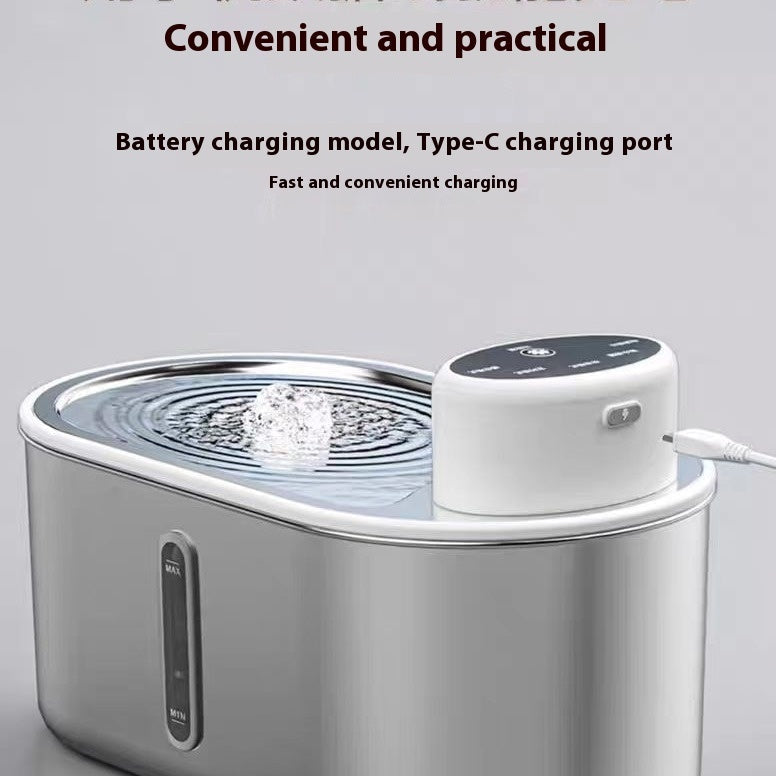 Non-plug-in Infrared Induction Pet Dog Drink Fountain