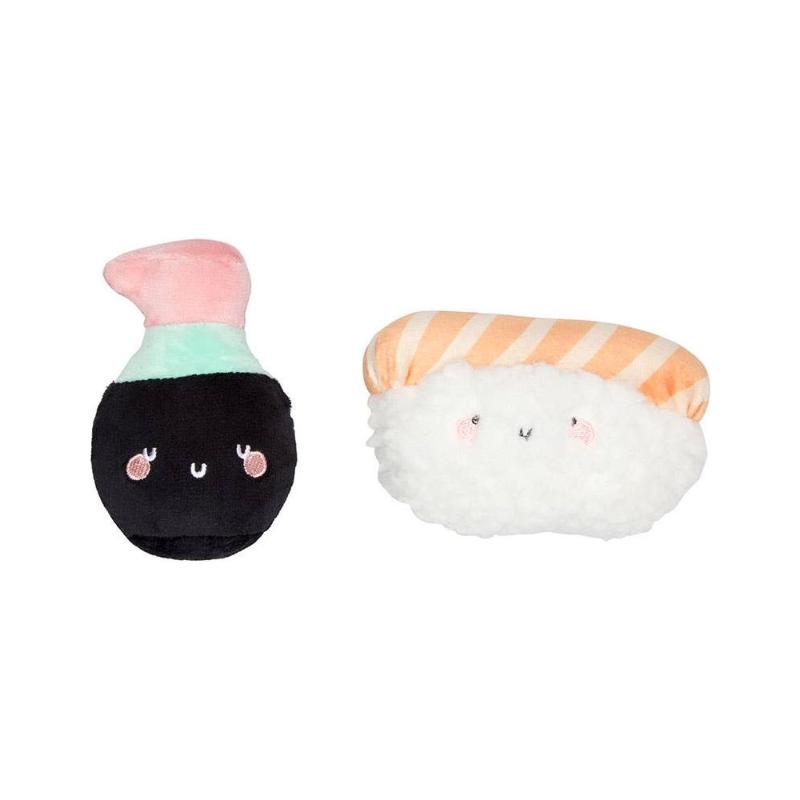 Soy Sauce and Sushi Cat Toy Set - 2pc