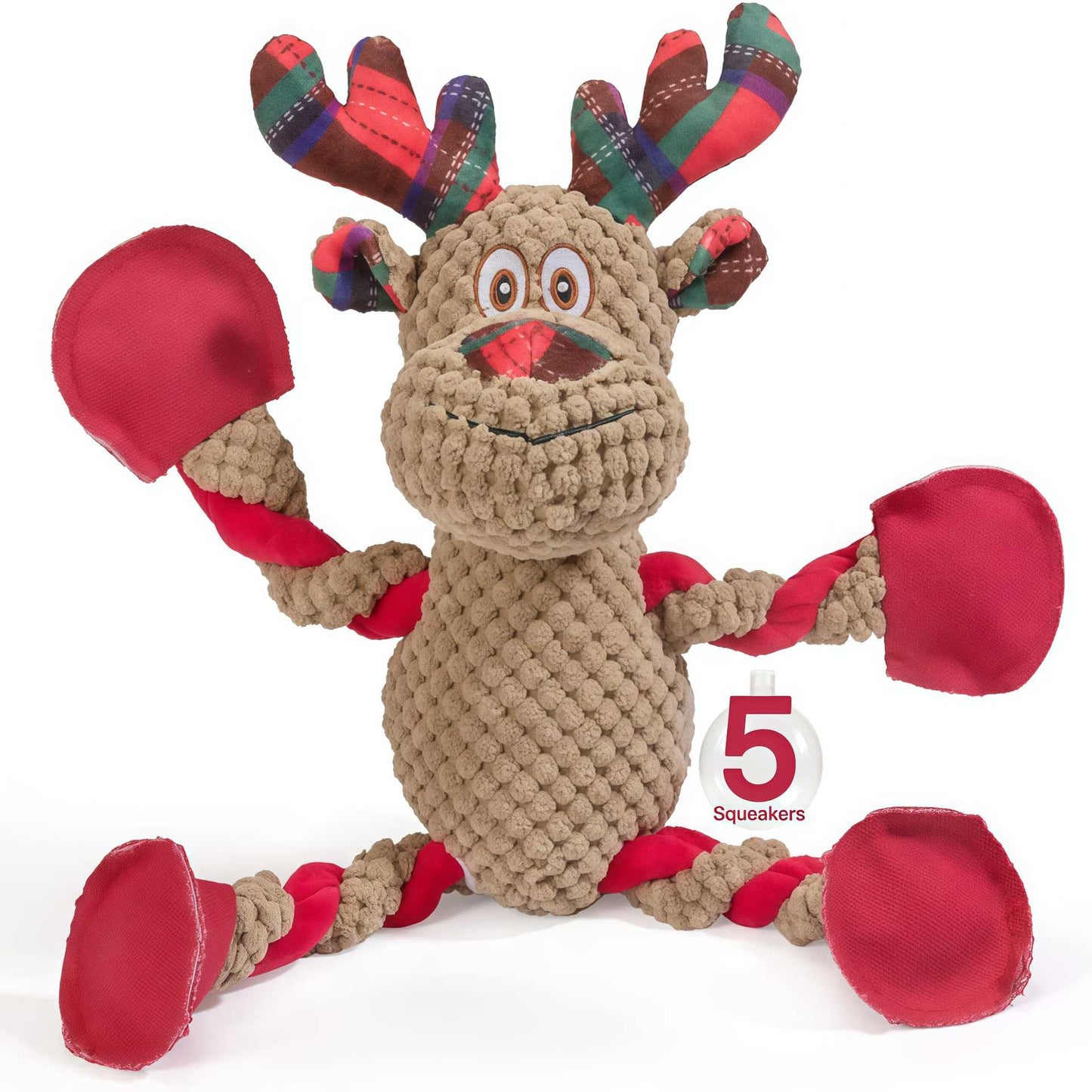 Teething And Dental-cleaning Pet Christmas Toy