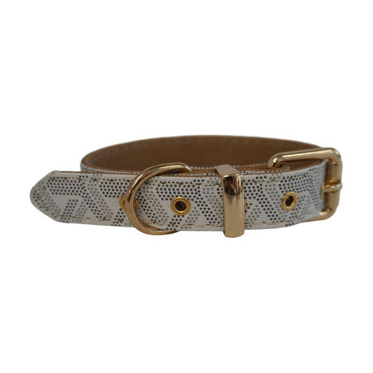 Morel White Luxury Pet Collar