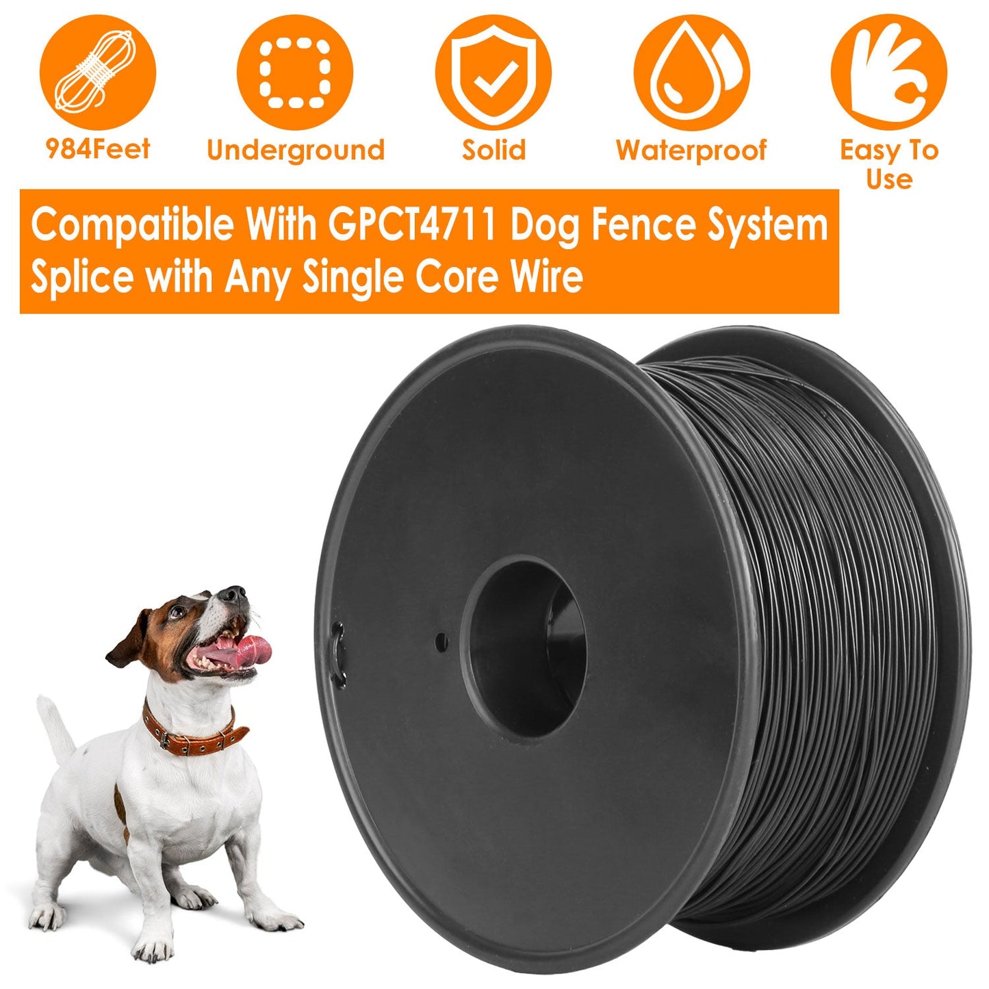 GBruno 984Feet Underground Dog Fence Wire