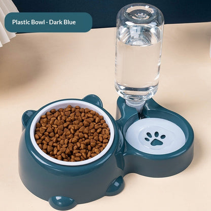 Pet 2-in-1 Water And Food Dispenser