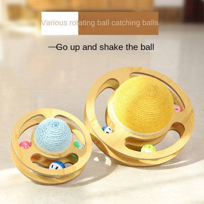Sisal Rope Cat Scratcher Ball Toys Interactive Scratching