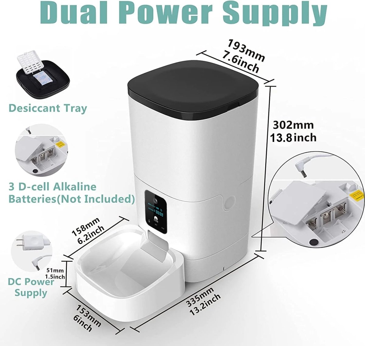 6L Automatic Pet Feeder Camera WiFi - Large Capacity Smart 🤖