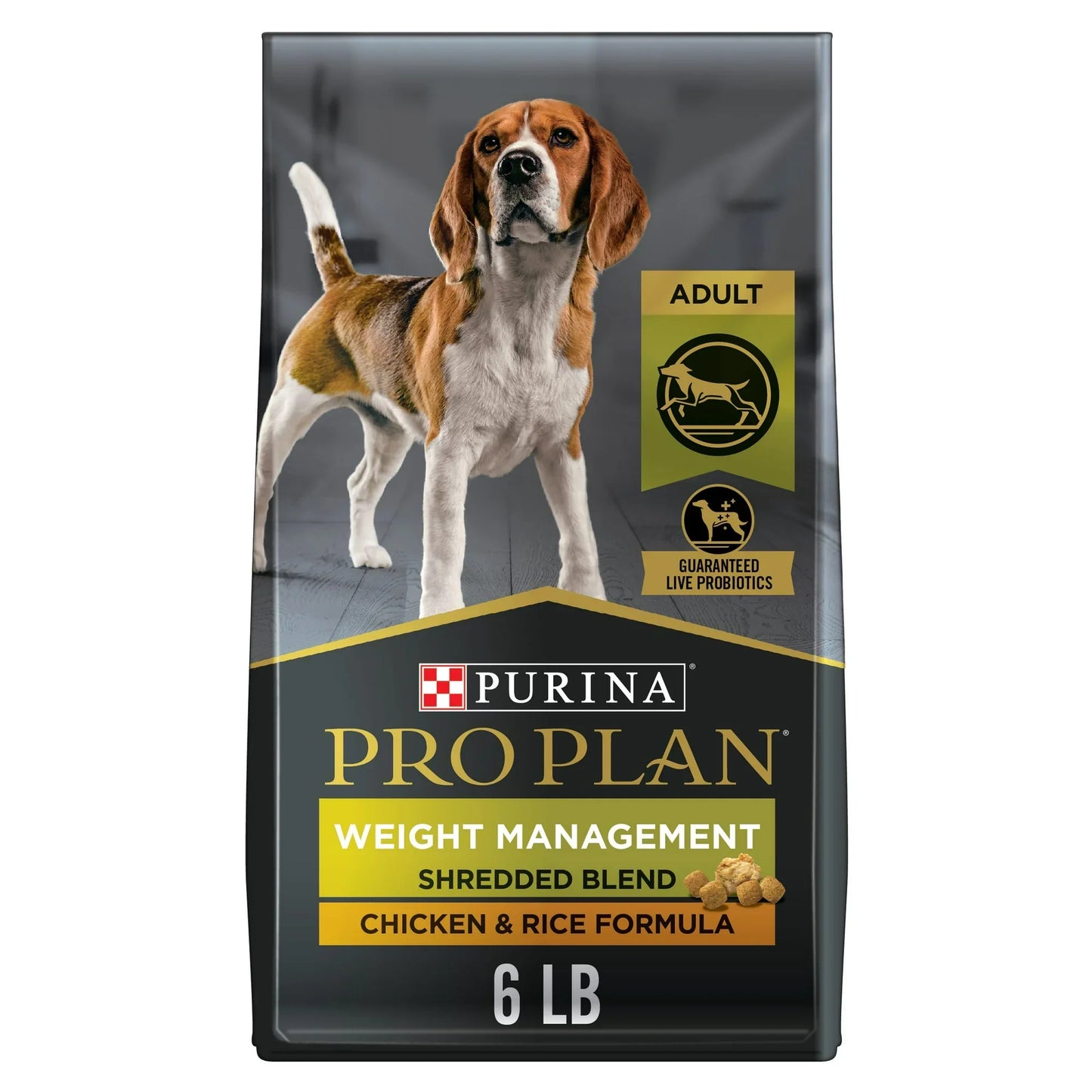 Purina Pro Plan Weight Management Shredded Blend Chicken and Rice Formula Dog Food - Dry Dog Food - The Family Pet