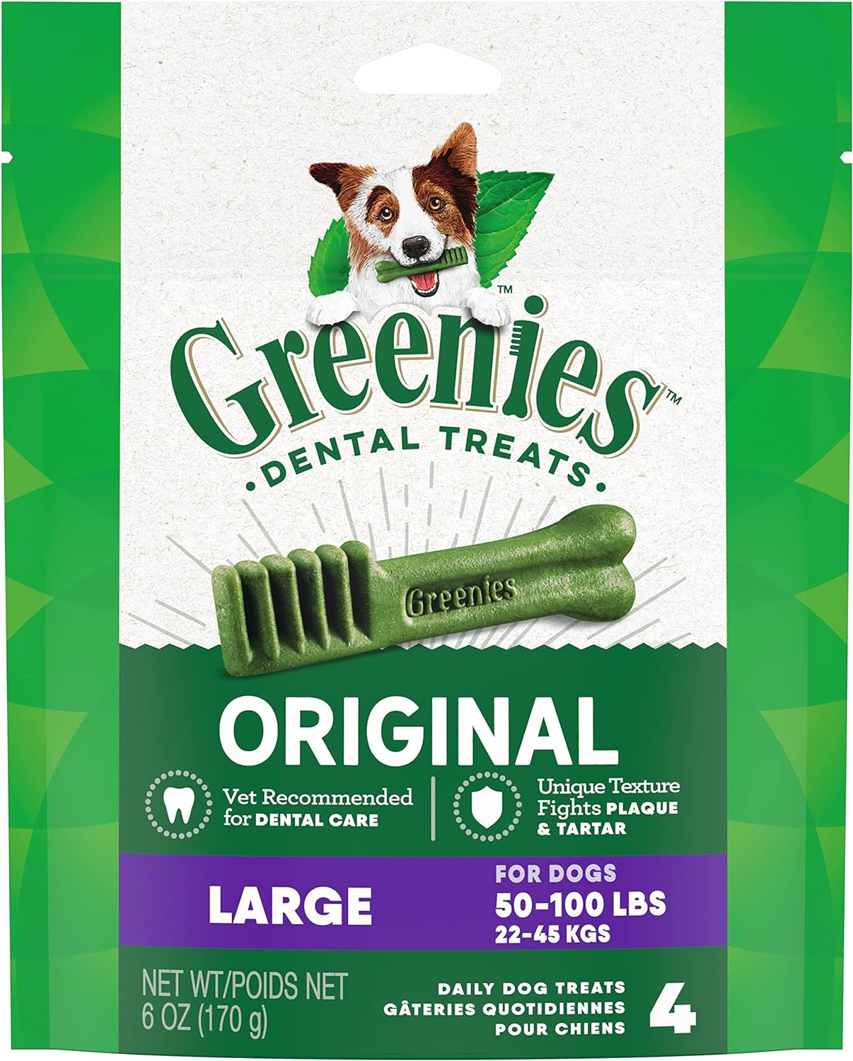 GREENIES Original Large Dental Treats - Dental Dog Treats - The Family Pet