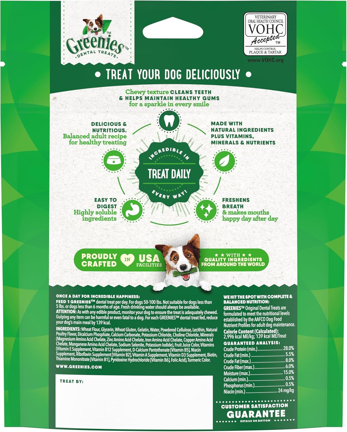 GREENIES Original Large Dental Treats - Dental Dog Treats - The Family Pet