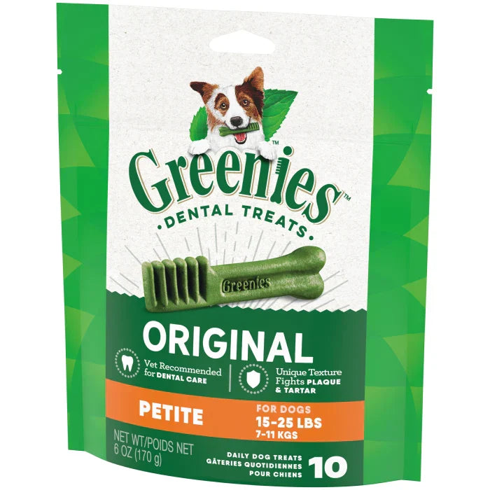 Greenies Original Petite Dental Treats - Dental Dog Treats - The Family Pet