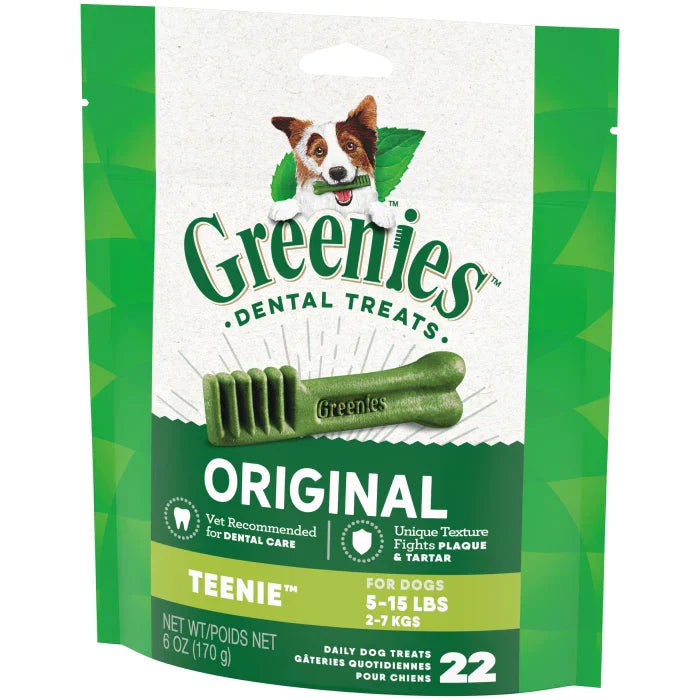 GREENIES Original TEENIE Dental Treats - Greenies Dog Treats - The Family Pet
