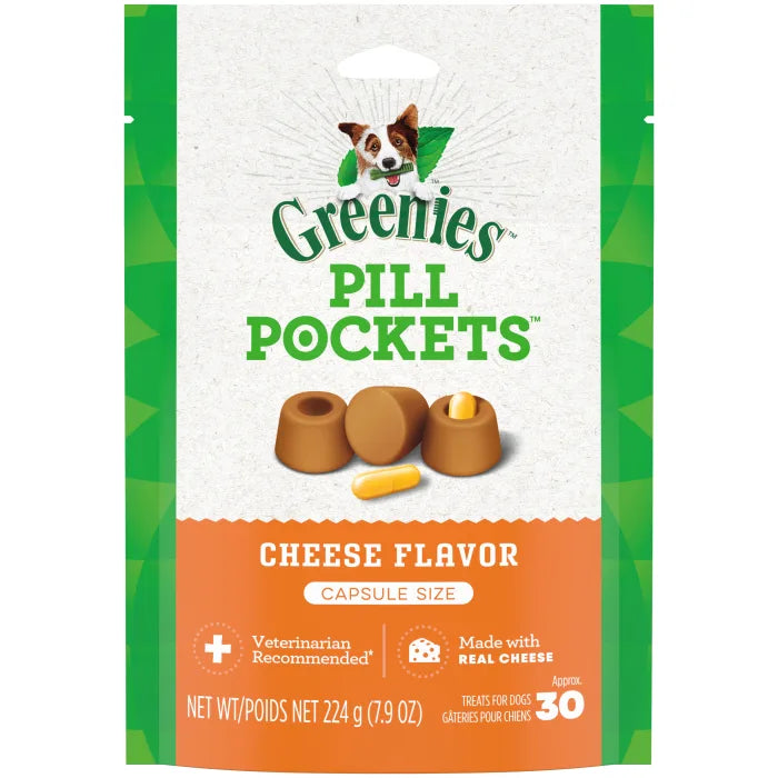 GREENIES Cheese Flavored Capsule Pill Pockets - Pill Pocket - The Family Pet