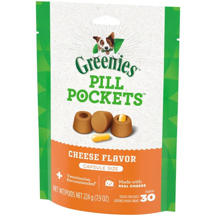 GREENIES Cheese Flavored Capsule Pill Pockets - Pill Pocket - The Family Pet