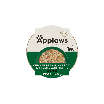Wet Cat Food - Applaws Chicken Breast Vegetables Broth 2.12oz 🐱