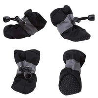 New 4pcs Pet Dog Shoes Anti-slip Rain Snow Boot Thick Warm