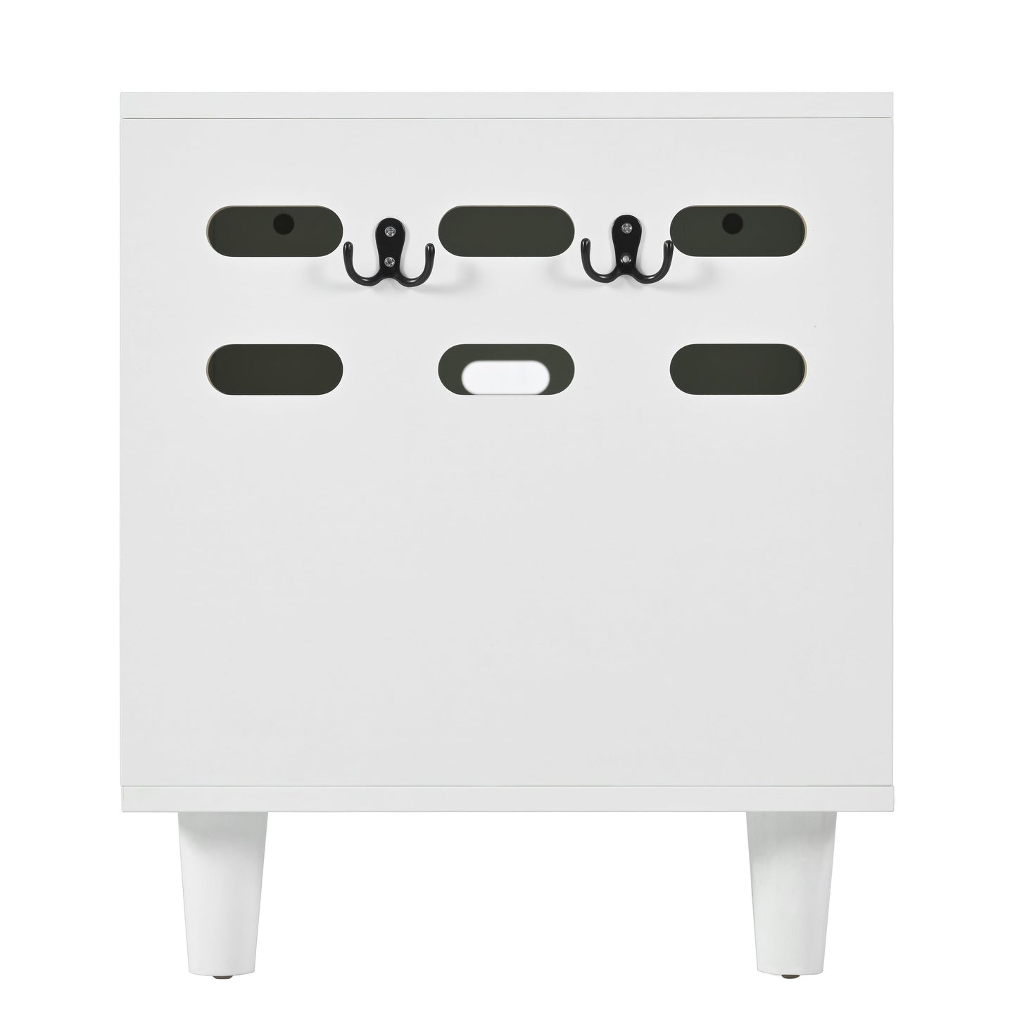 Furniture Style Cat Cabinet Cream White Cat Litter Box with