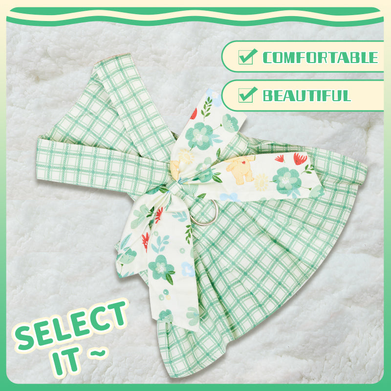 Summer Small Dog Clothes Pet Harness With Leash Puppy