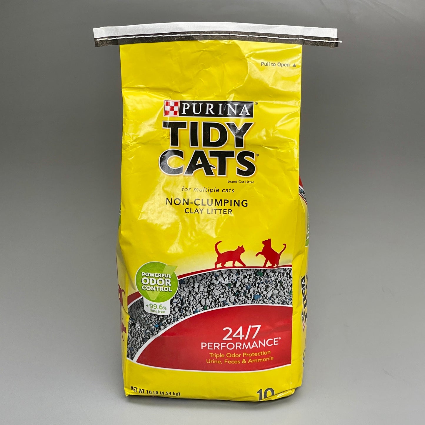 ZA@ PURINA 40 POUNDS! (4 Bags) Tidy Cats Non Clumping Cat Litter 10 lb. Bags