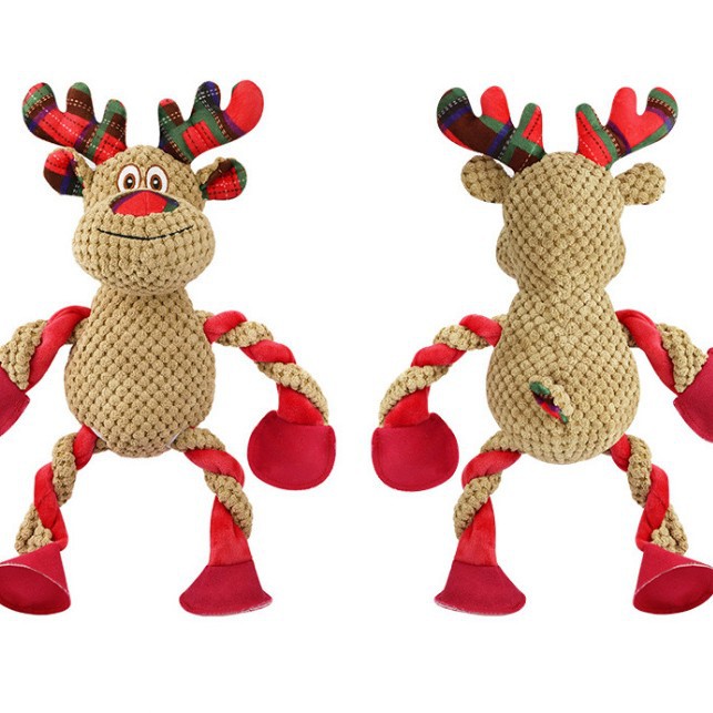 Teething And Dental-cleaning Pet Christmas Toy
