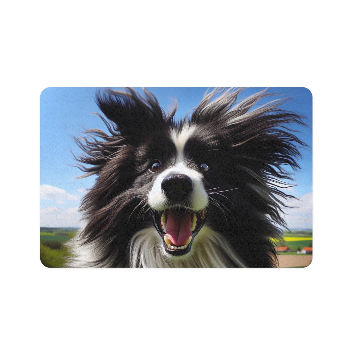 Pet Food Mat (12x18) - Portuguese Sheepdog