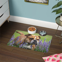 Pet Food Mat (12x18) - British Bulldog