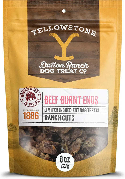 Yellowstone Ranch Cuts Burnt Ends Beef 8Oz Dog Treats