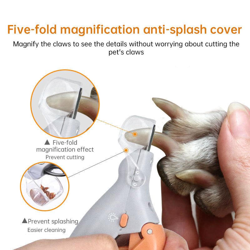 Professional LED - lit pet nail clippers for cats and dogs. Toe - claw cutting tool, pet supplies. - Purrfect Pet Kingdom