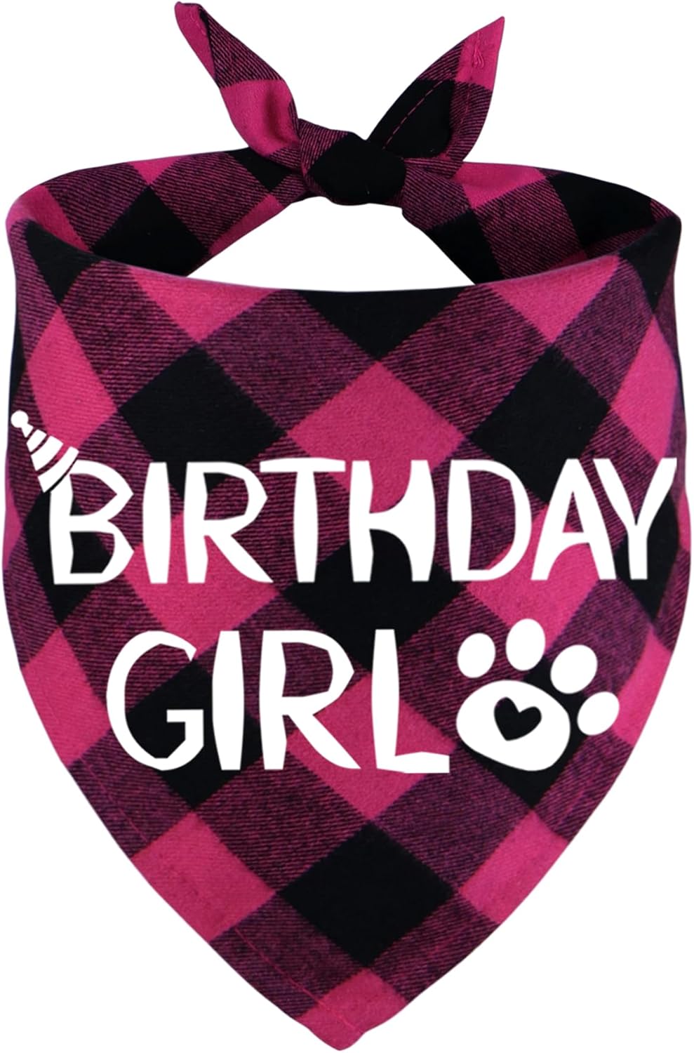 Dog Birthday Bandana Cotton Birthday Boy Scarf