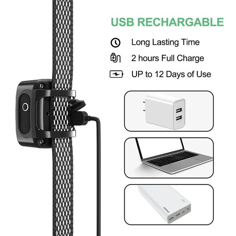 Pet Dog Anti Bark Device USB Ultrasonic Intelligent Electric Training Stop Barking Vibration Water Proof Collar Pet Products