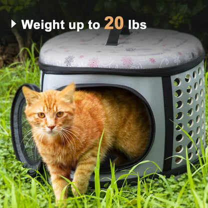 Foldable Pet Dog Cat Puppy Handbag Carrier Cage