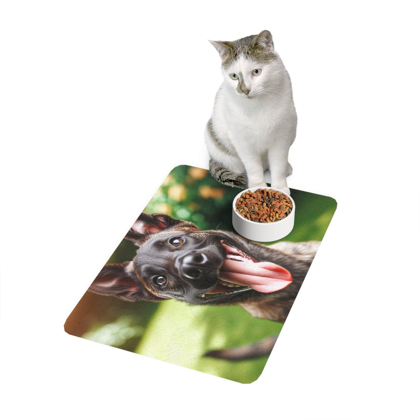 Pet Food Mat (12x18) - Dutch Shepherd Dog