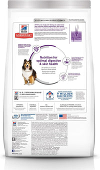 Hill's Science Diet Adult Sensitive Stomach & Skin Chicken Recipe Dry Dog Food Bag