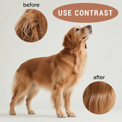 Deal US 2-in-1 Stainless Steel Dematting Brush for Pets