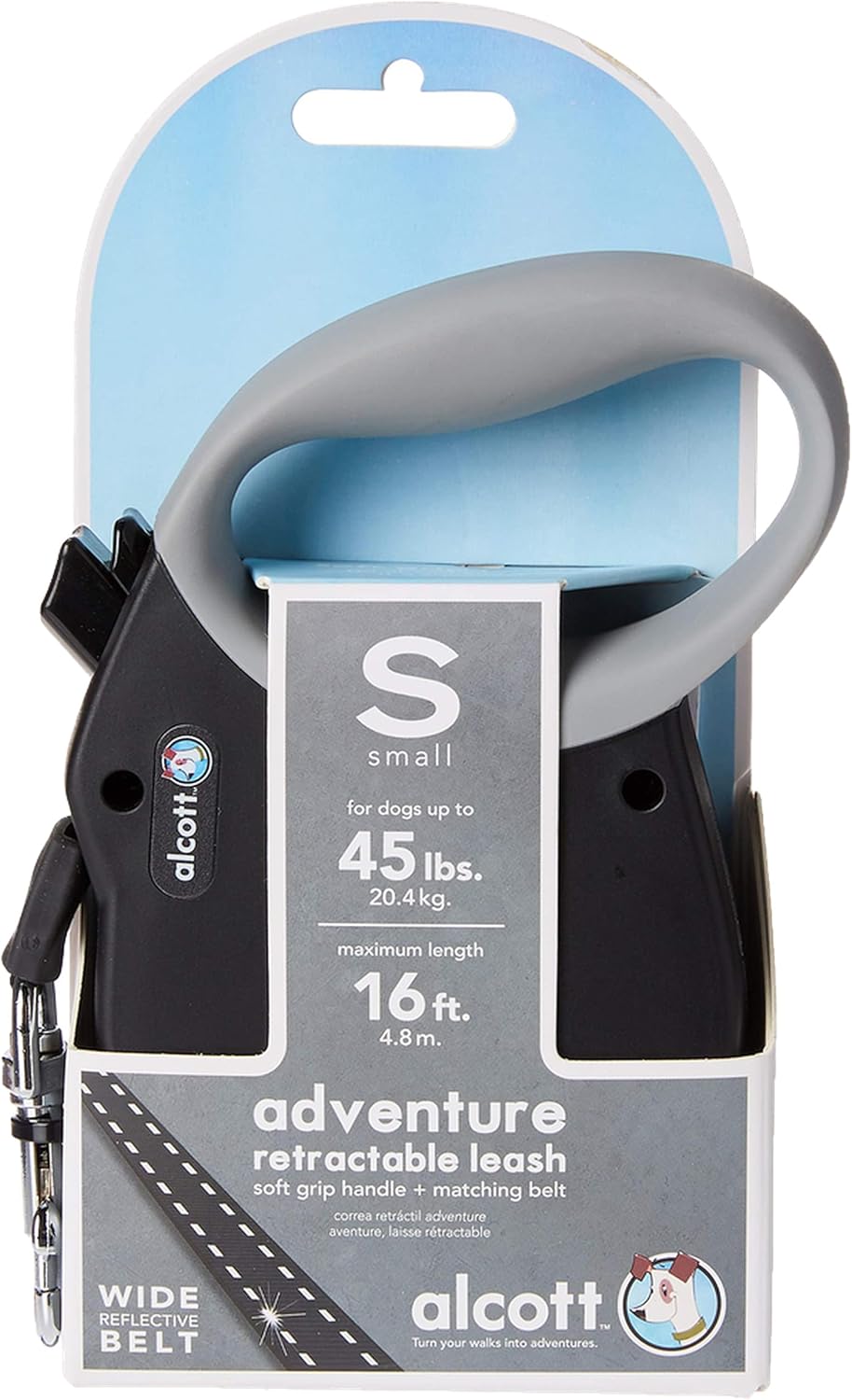 Alcott Adventure Retractable Belt Leash - main product view | Retractable Dog Leash at Purrfect Pet Kingdom