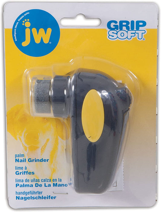 JW Pet Company Palm Nail Grinder for Dogs Easy Pet Grooming