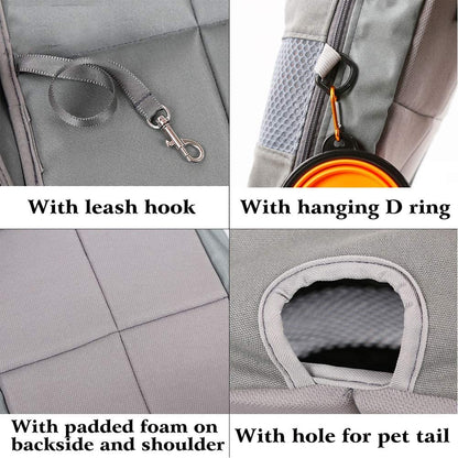Pet Carrier Backpack Front Cat Dog Travel Hands Free 🎒