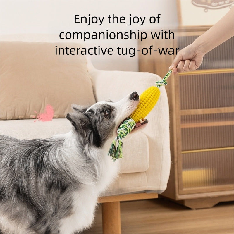 Pet Toy Corn Ball Knot Teething Toys, Large And Small Dog