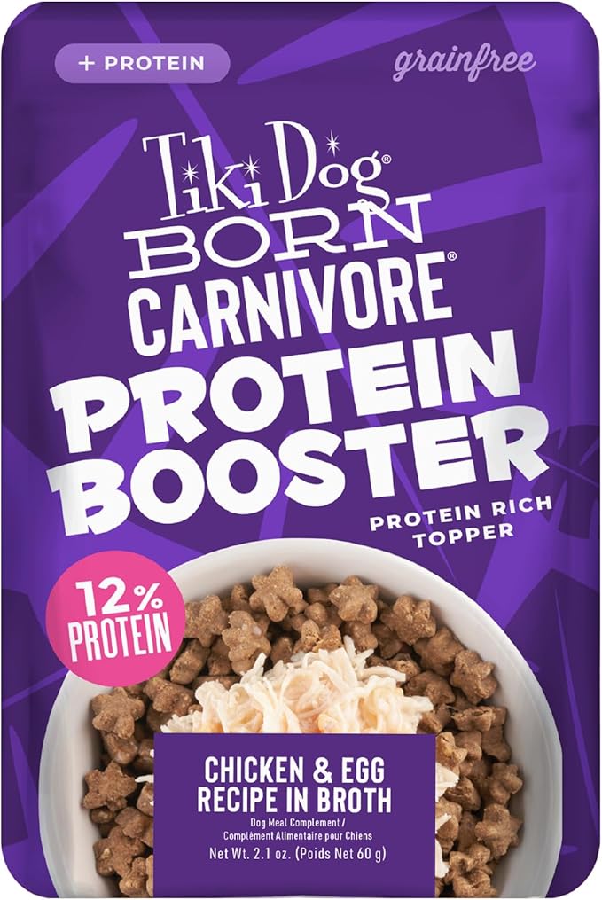 Tiki Dog Carnivore Topper Chicken & Egg 21oz - Purrfect Pet Kingdom